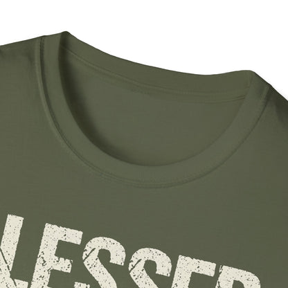 Faith-Inspired Graphic T-Shirt - Blessed, Saved, Loved - Perfect for Church, Gifts, or Everyday Wear