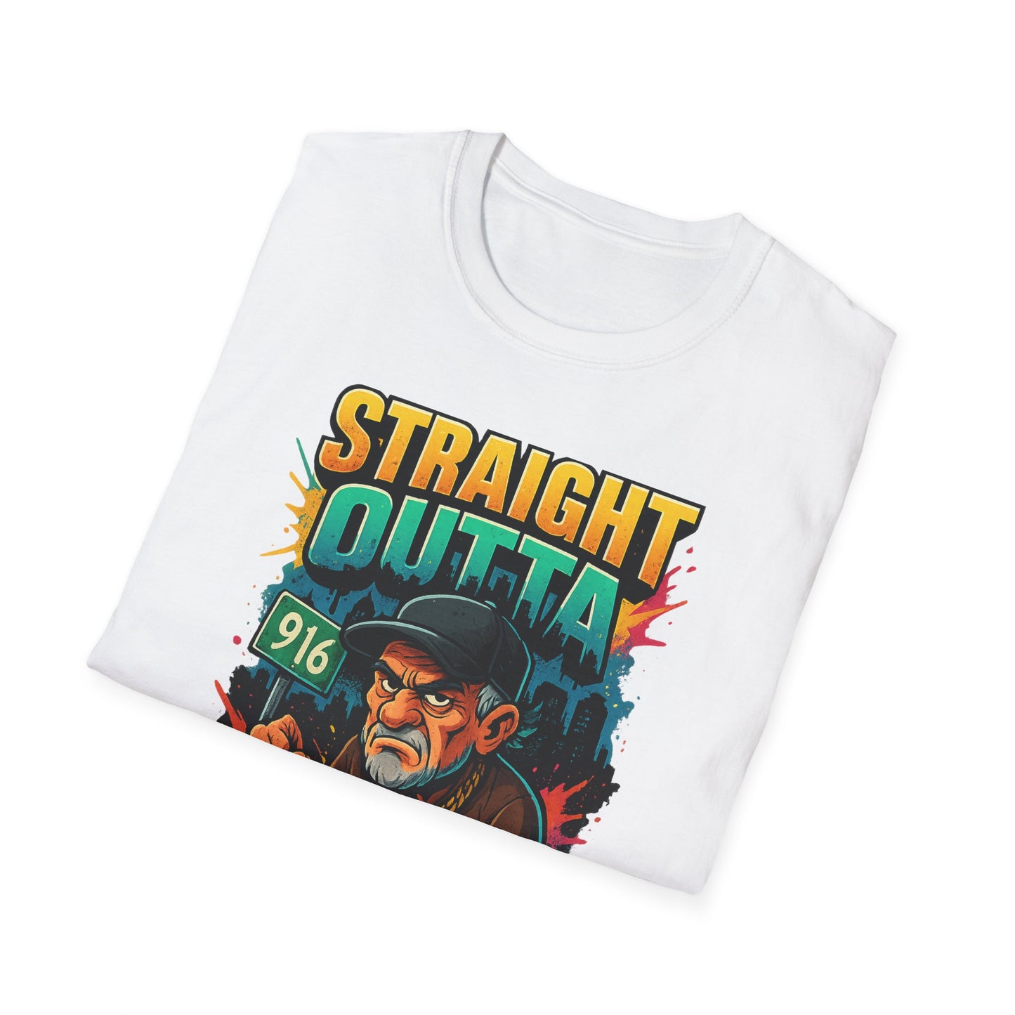 Straight Outta Patience Unisex T-Shirt - Funny Graphic Tee for Men and Women, Gift for Birthdays, Anniversaries, Casual Wear, Humor Fashion