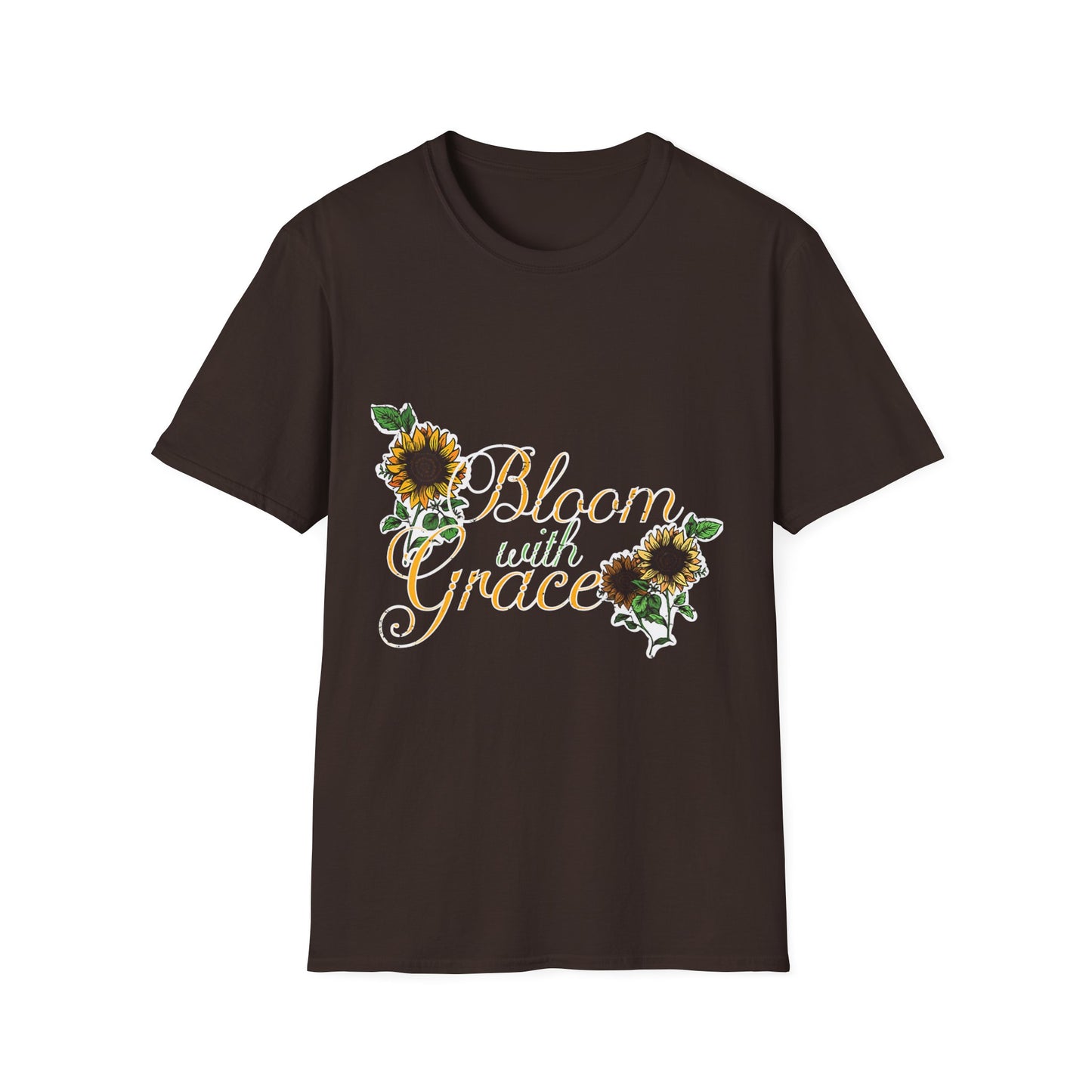 Bloom with Grace Sunflower T-Shirt for Nature Lovers
