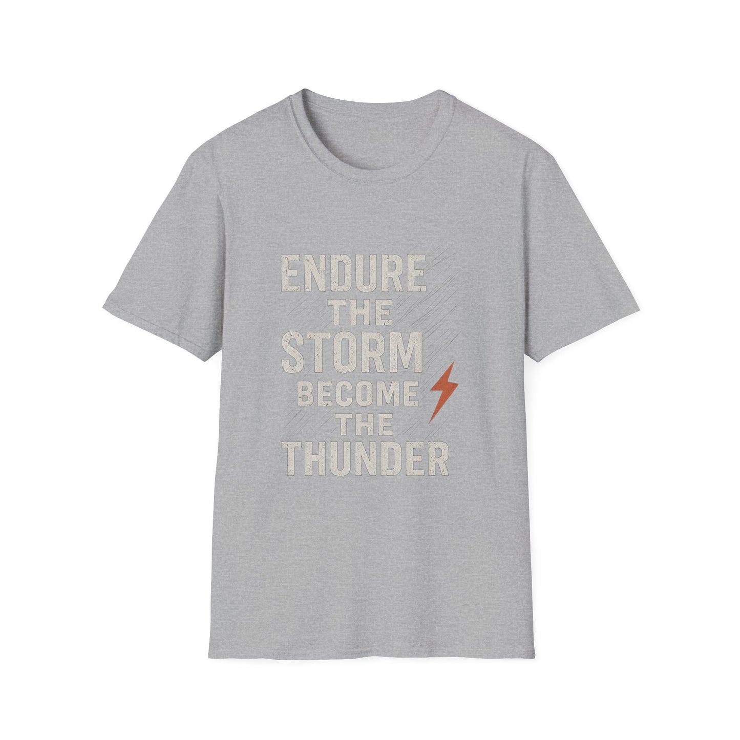 Inspirational Unisex T-Shirt - Endure the Storm Become the Thunder, Motivational Gift, Casual Wear, Positive Affirmation Tee, Fitness [...]