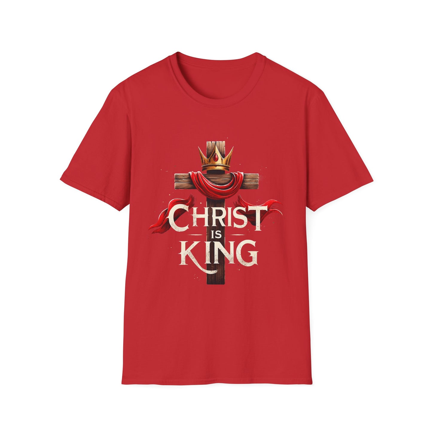 Christ is King T-Shirt, Unisex Softstyle Tee for Religious Celebrations, Gift for Church Events, Faith-Based Apparel, Comfortable [...]