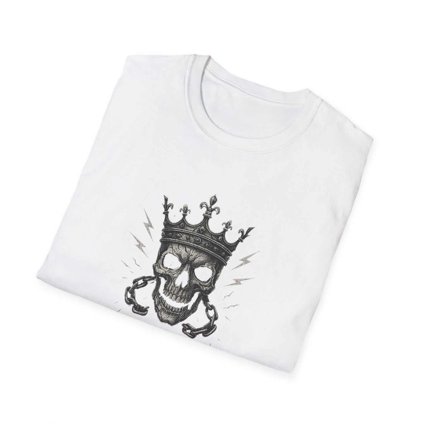 Skull Crown Unisex T-Shirt, Rule Yourself Apparel, Edgy Graphic Tee, Streetwear, Self-Empowerment Gift