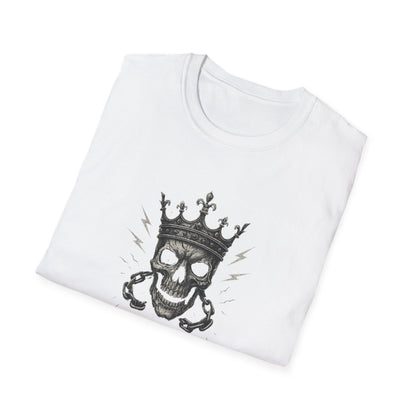 Skull Crown Unisex T-Shirt, Rule Yourself Apparel, Edgy Graphic Tee, Streetwear, Self-Empowerment Gift