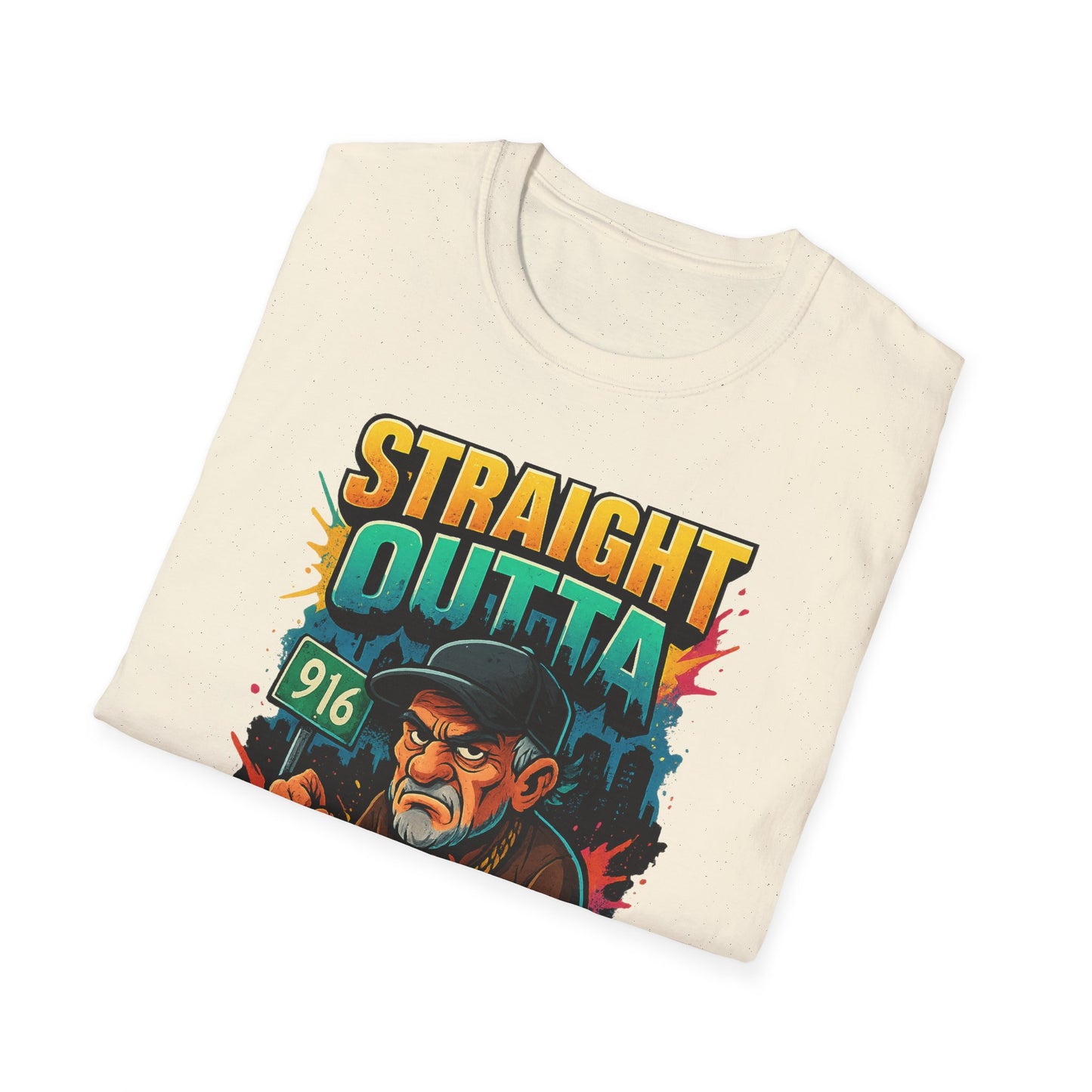 Straight Outta Patience Unisex T-Shirt - Funny Graphic Tee for Men and Women, Gift for Birthdays, Anniversaries, Casual Wear, Humor Fashion
