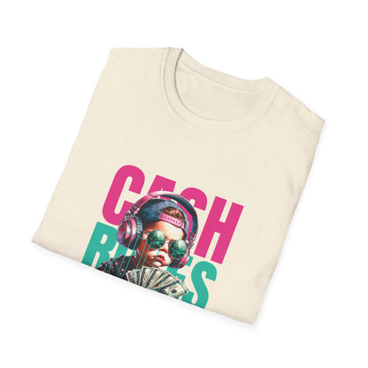 Colorful Money-Themed Unisex Softstyle T-Shirt - Perfect for Casual Wear, Gifts for Him/Her, Birthday & Hip Hop Lovers