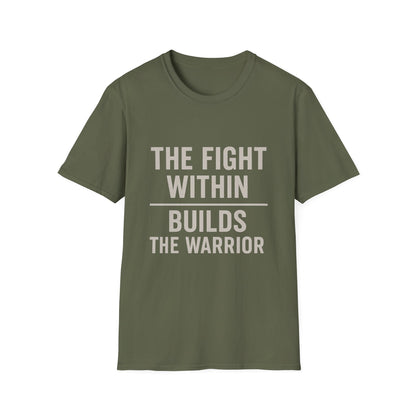 Warrior Spirit T-Shirt - Motivational Shirt, Inspirational Gift, Relaxed Fit Tee, Casual Wear, Fitness Apparel