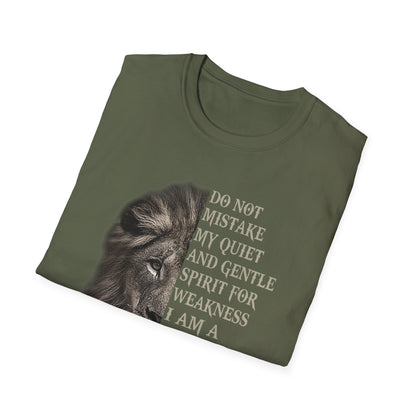 Mighty Warrior T-Shirt, Inspirational Apparel, Christian Gift, Faith-Based Wear, Religious Tee, Spiritual Encouragement Shirt