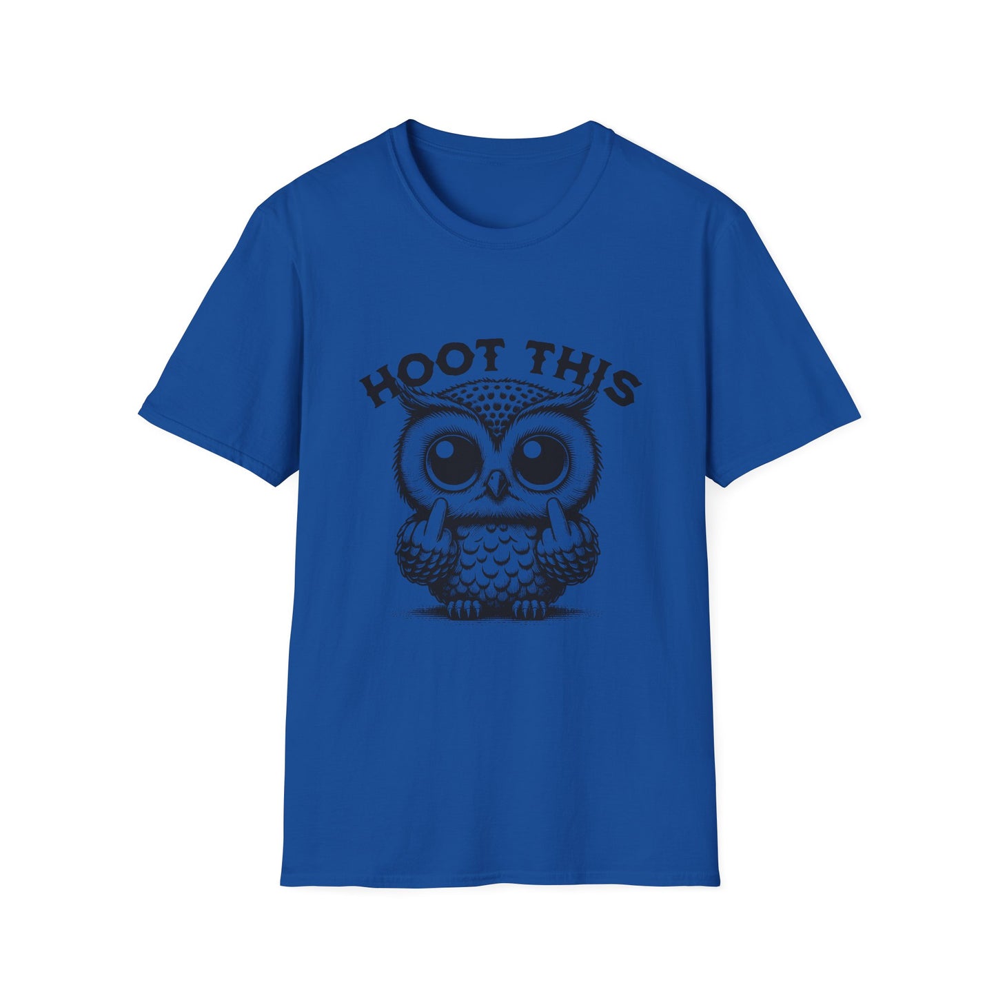 Hoot This Owl Graphic T-Shirt, Funny Tee for Animal Lovers, Gift for Birthdays, Casual Wear, Unisex Humor Shirt