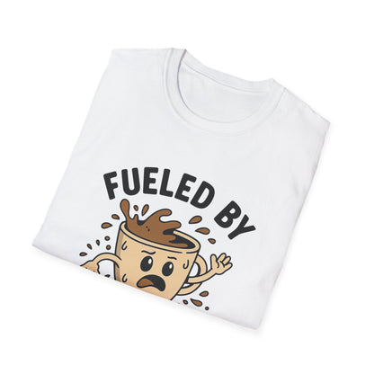 Funny Coffee Lover T-Shirt, Gift for Busy Moms, Fuel Your Day, Chaos & Coffee Shirts, Unisex Humor Tee