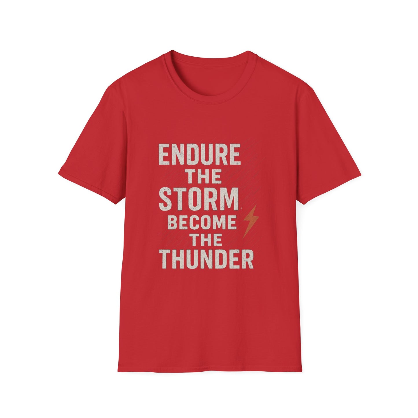 Inspirational Unisex T-Shirt - Endure the Storm Become the Thunder, Motivational Gift, Casual Wear, Positive Affirmation Tee, Fitness [...]