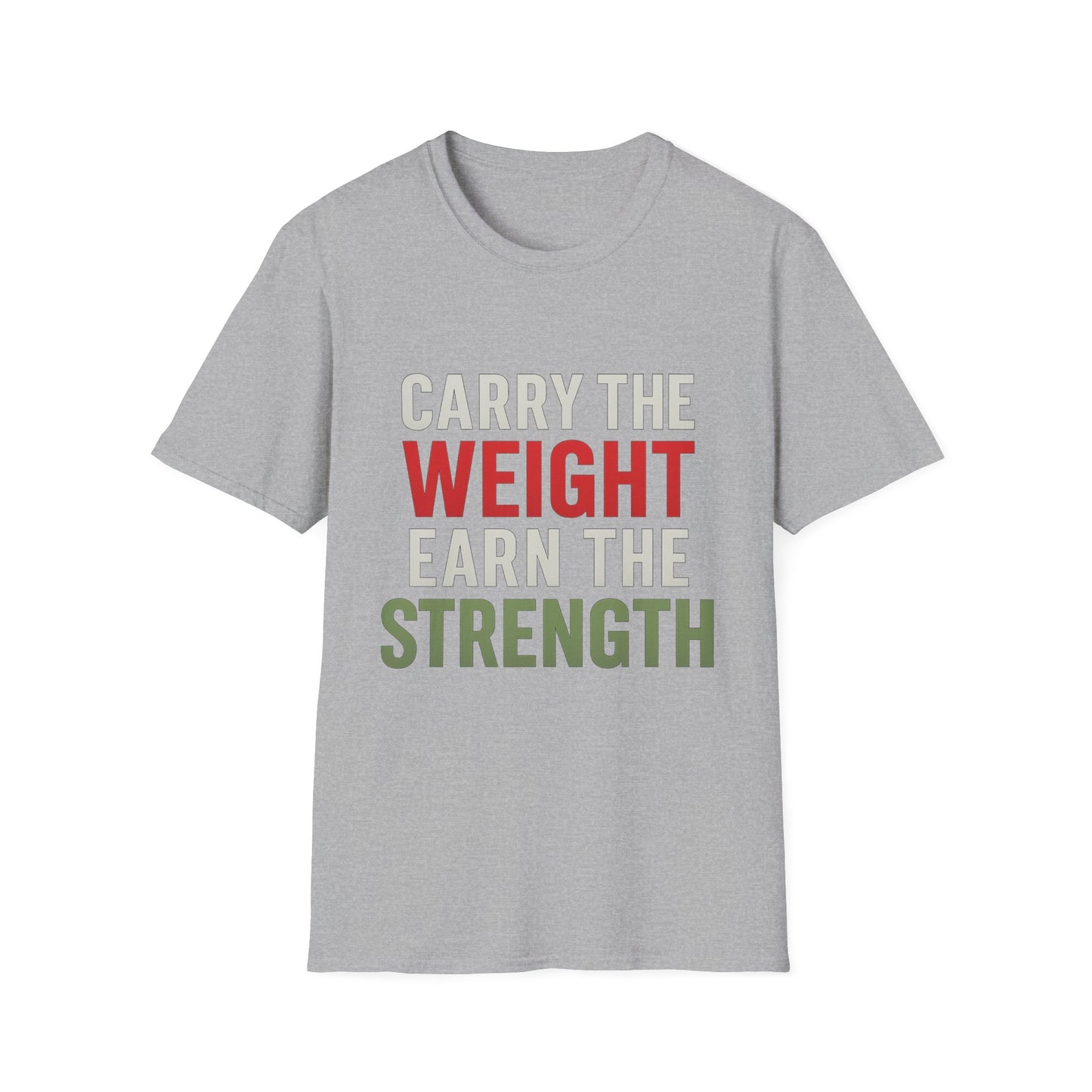 Strength Motivational T-Shirt, Gym Wear, Workout Top, Fitness Gift, Unisex Casual Tee