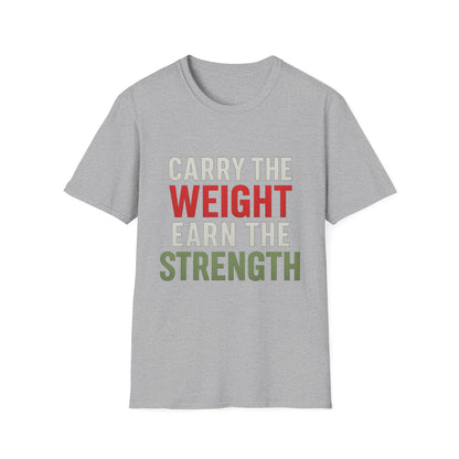 Strength Motivational T-Shirt, Gym Wear, Workout Top, Fitness Gift, Unisex Casual Tee