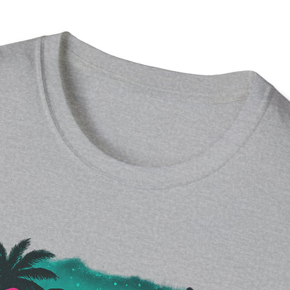 Retro West Coast Drippin' Unisex Softstyle T-Shirt | Vintage Graphic Tee, Summer Fashion, Streetwear, Gift for Him/Her, Festival Attire