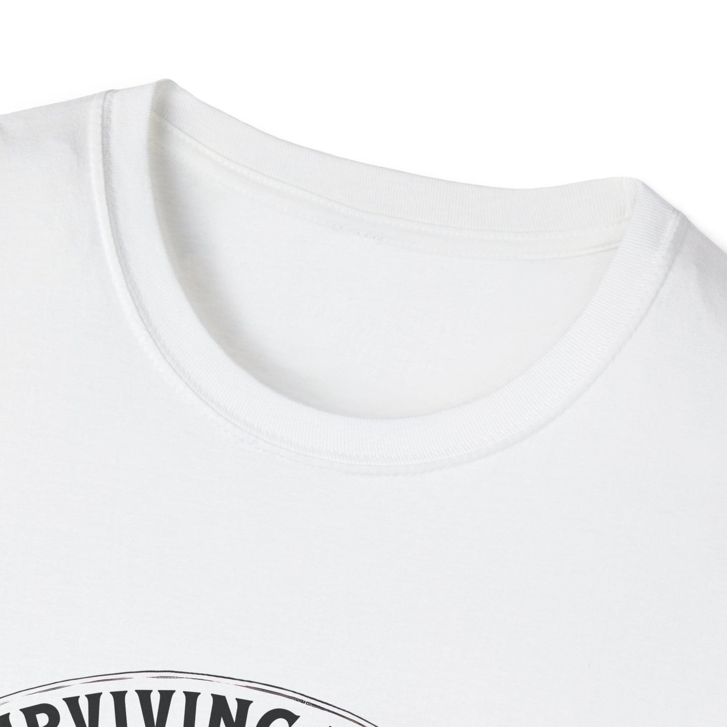 Surviving Purely Out of Spite T-Shirt | Inspirational Graphic Tee, Gift for Friends, Cool Casual Wear, Artistic Skull Design