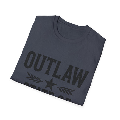 Unisex Outlaw State of Mind T-Shirt, Casual Tee, Gift for Rebels, Comfy Shirt, Festival Wear, Statement Apparel