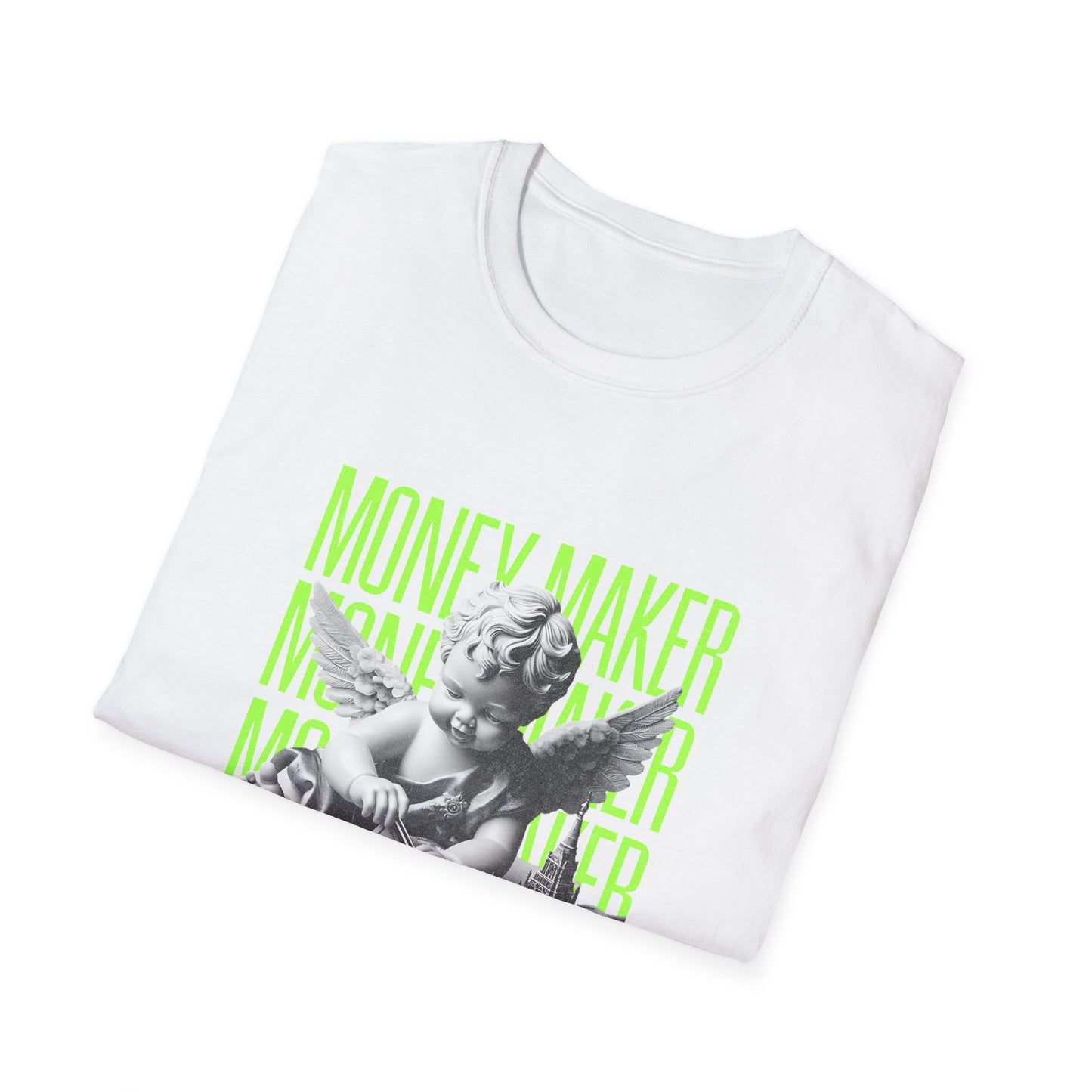 Trendy Unisex Softstyle T-Shirt with 'Money Maker' Design - Casual Wear, Unique Gift, Everyday Style, Cool Graphic Tee, Streetwear