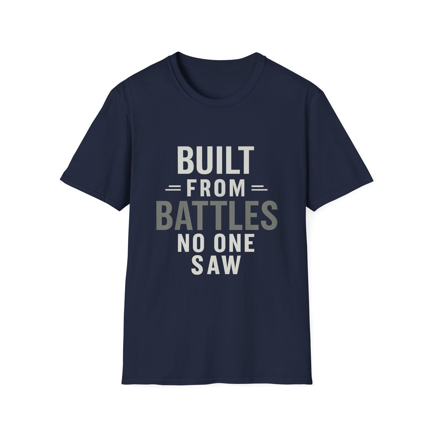 Resilient Spirit Unisex T-Shirt - Built from Battles Inspiration, Motivational Tee, Gift for Strength, Everyday Wear, Inspirational Apparel