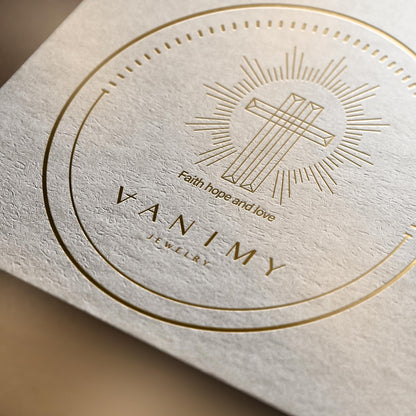 Double Heart Cross Bracelet