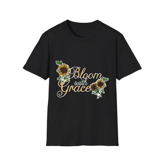 Bloom with Grace Sunflower T-Shirt for Nature Lovers