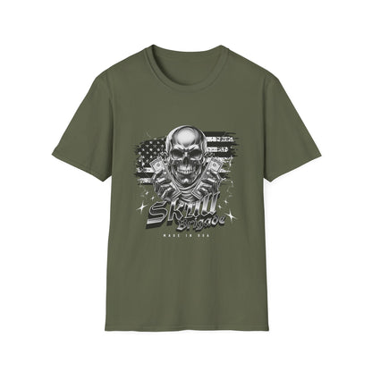 Skull Mage Unisex Softstyle T-Shirt | Cool Graphic Tee, Casual Wear, Gift for Him, Vintage Style, Music Festival