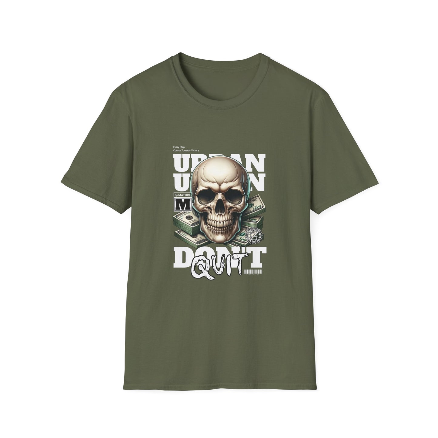 Urban Skull Graphic T-Shirt, Casual Style, Unisex Tee, Festival Wear, Gift for Friends, Streetwear, Halloween Fashion