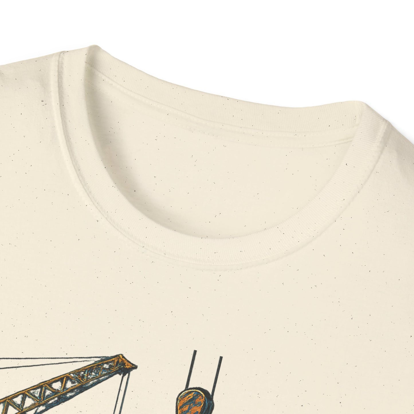 Steel Titans Unisex Softstyle T-Shirt | Construction Work Tee, Gift for Builders, Father's Day Shirt, Casual Workwear, Unique Graphic Tee