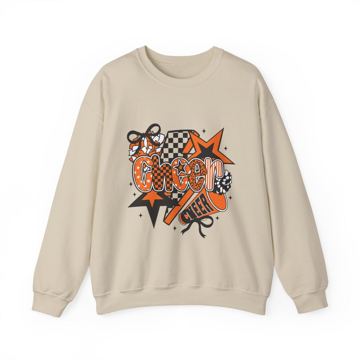 Cheer Squad Sweatshirt, Cheerleader Gift, Cozy Crewneck, Sports Fan Apparel, School Spirit Clothing, Team Spirit Wear