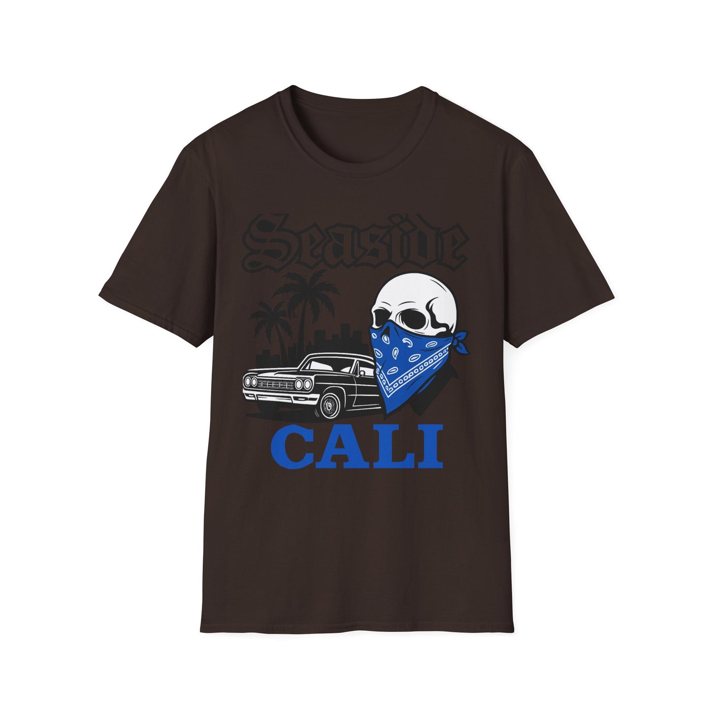 Cali Vibes Graphic Tee | Unisex Softstyle T-Shirt, Seaside Shirt, Casual Wear, Beach Life, Gift for Him/Her