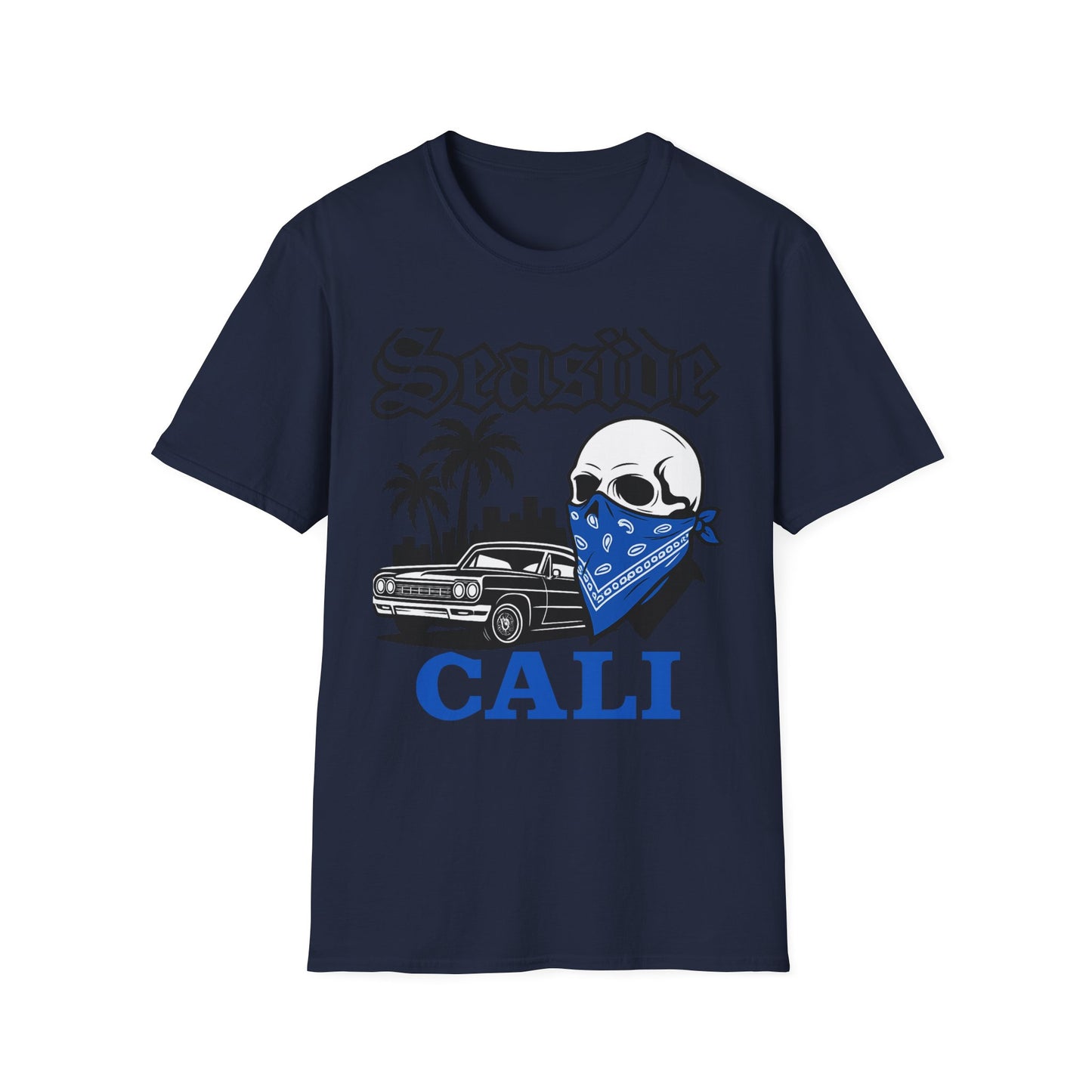 Cali Vibes Graphic Tee | Unisex Softstyle T-Shirt, Seaside Shirt, Casual Wear, Beach Life, Gift for Him/Her