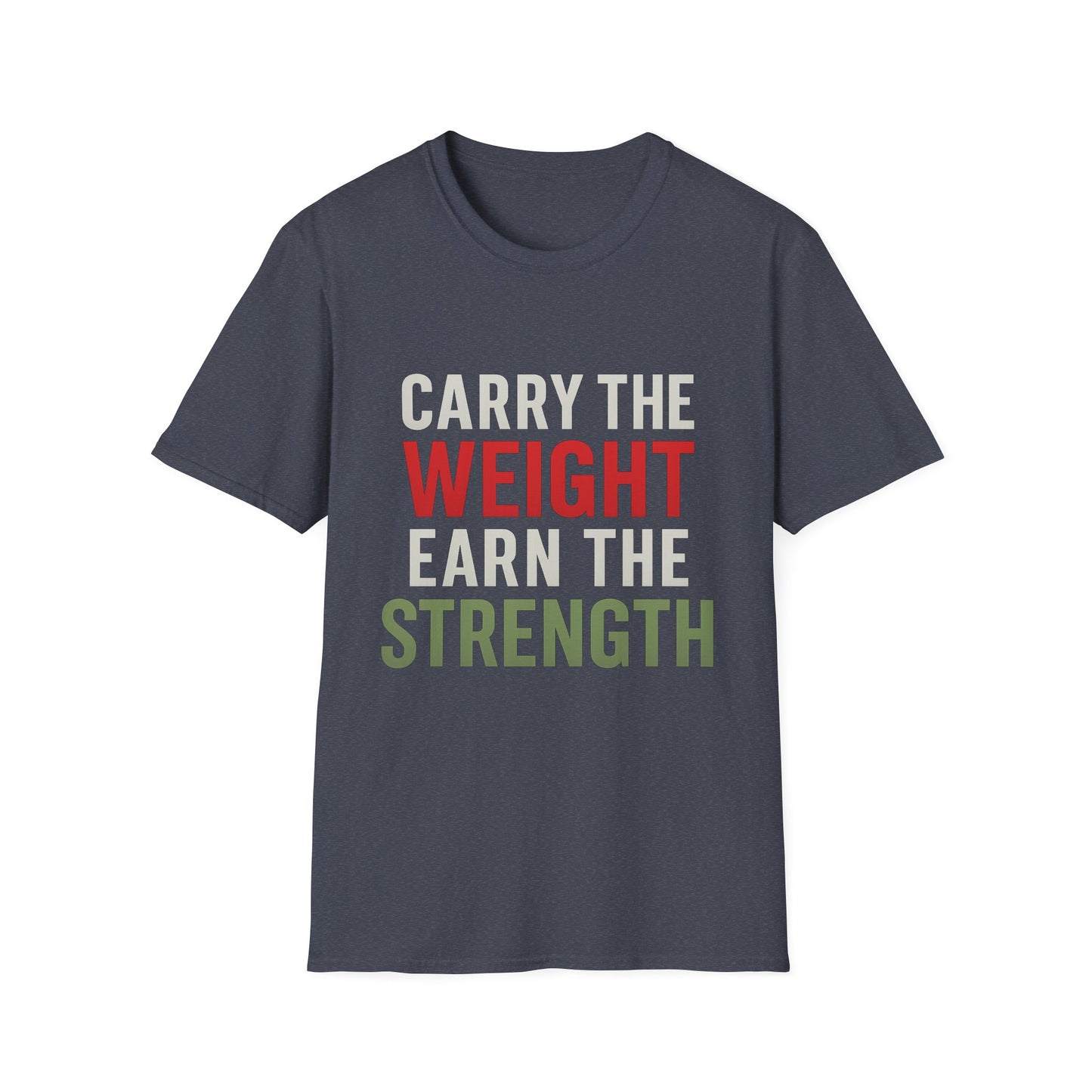 Strength Motivational T-Shirt, Gym Wear, Workout Top, Fitness Gift, Unisex Casual Tee