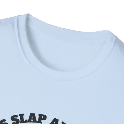 Funny Raccoon T-Shirt, Gift for Friends, Quirky Humor Shirt, Casual Wear, Slap an Idiot Day Tee, Birthday or Occasion Top