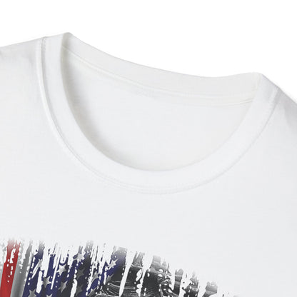 Patriotic Graphic T-Shirt - Unisex Softstyle Tee, Faith-Inspired Apparel, 4th of July, Memorial Day, Inspirational Gift