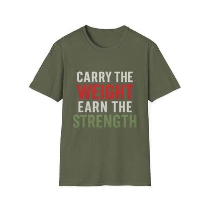 Strength Motivational T-Shirt, Gym Wear, Workout Top, Fitness Gift, Unisex Casual Tee