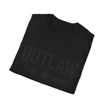 Unisex Outlaw State of Mind T-Shirt, Casual Tee, Gift for Rebels, Comfy Shirt, Festival Wear, Statement Apparel