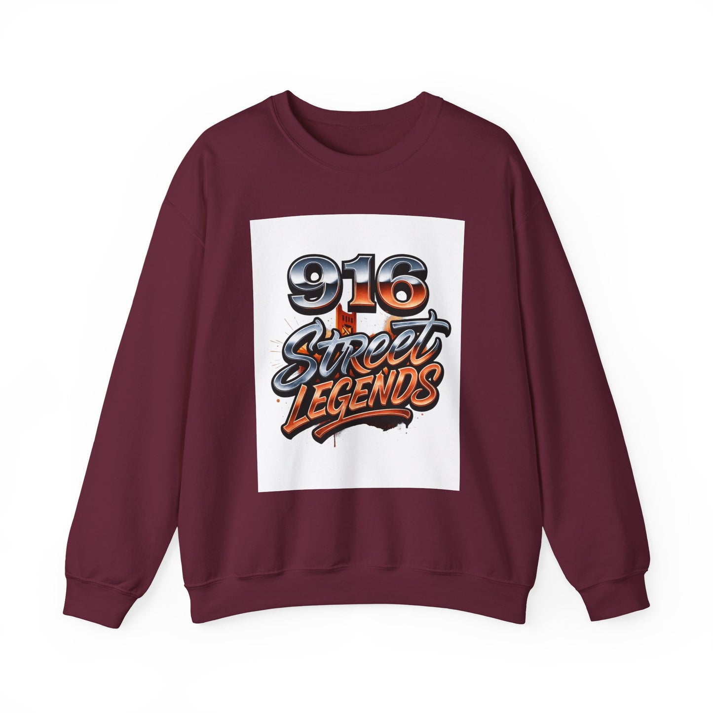 Street Legends Unisex Crewneck Sweatshirt, Urban Fashion, Cozy Streetwear, Gift for Him/Her, Casual Layering