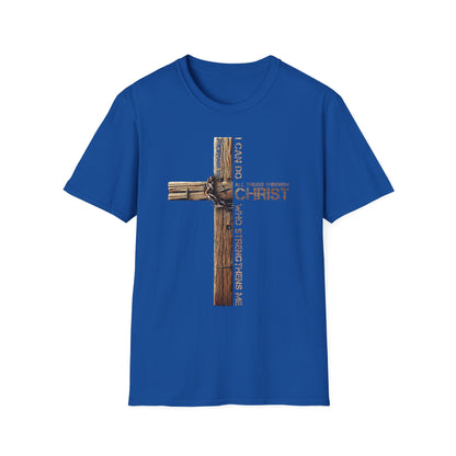 Faith-Inspired Unisex Softstyle T-Shirt, Christian Gift, Inspirational Tee, Casual Wear, Religious Apparel, Everyday Comfort