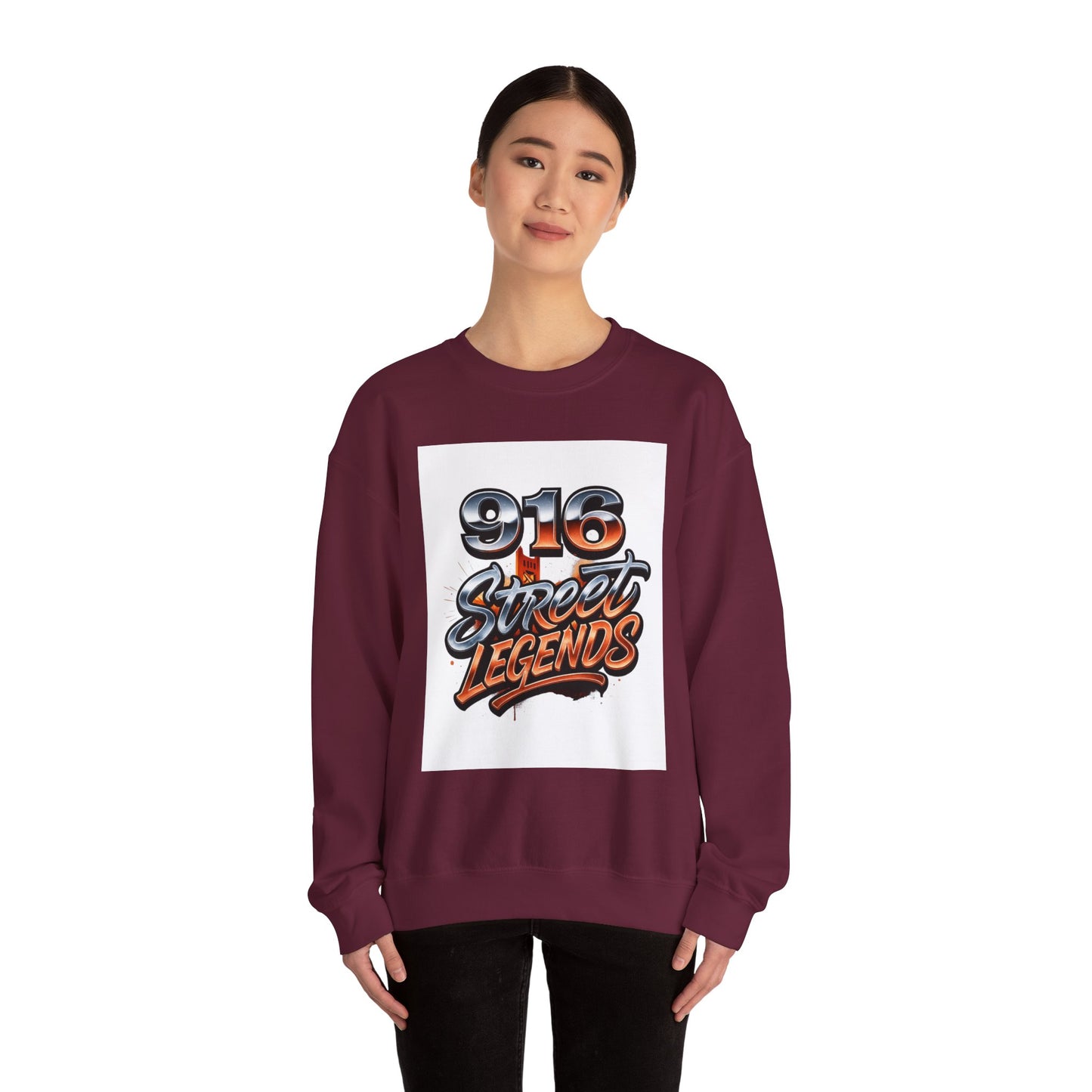 Street Legends Unisex Crewneck Sweatshirt, Urban Fashion, Cozy Streetwear, Gift for Him/Her, Casual Layering