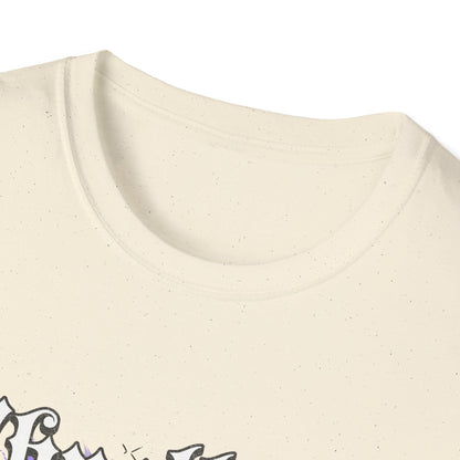 Vibrant Graphic Tee for Music Lovers, Unisex Softstyle T-Shirt, Casual Wear, Gift for Him/Her, Streetwear, Celebration Outfit