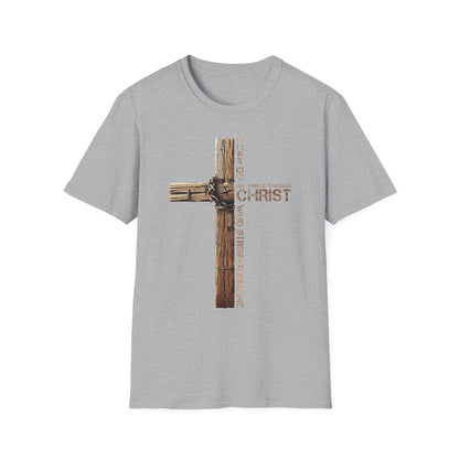 Faith-Inspired Unisex Softstyle T-Shirt, Christian Gift, Inspirational Tee, Casual Wear, Religious Apparel, Everyday Comfort