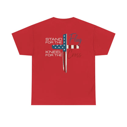 Patriotic Graphic Tee, Religious T-Shirt, Faith-Based Apparel, 4th of July Shirt, Inspirational Clothing