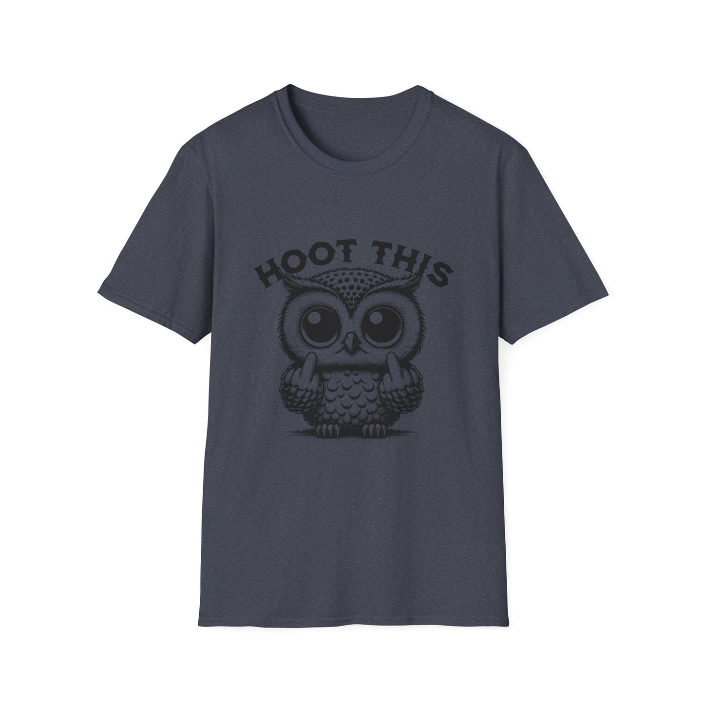 Hoot This Owl Graphic T-Shirt, Funny Tee for Animal Lovers, Gift for Birthdays, Casual Wear, Unisex Humor Shirt