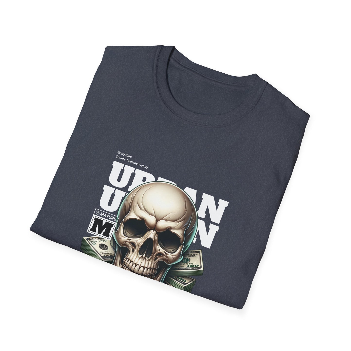 Urban Skull Graphic T-Shirt, Casual Style, Unisex Tee, Festival Wear, Gift for Friends, Streetwear, Halloween Fashion