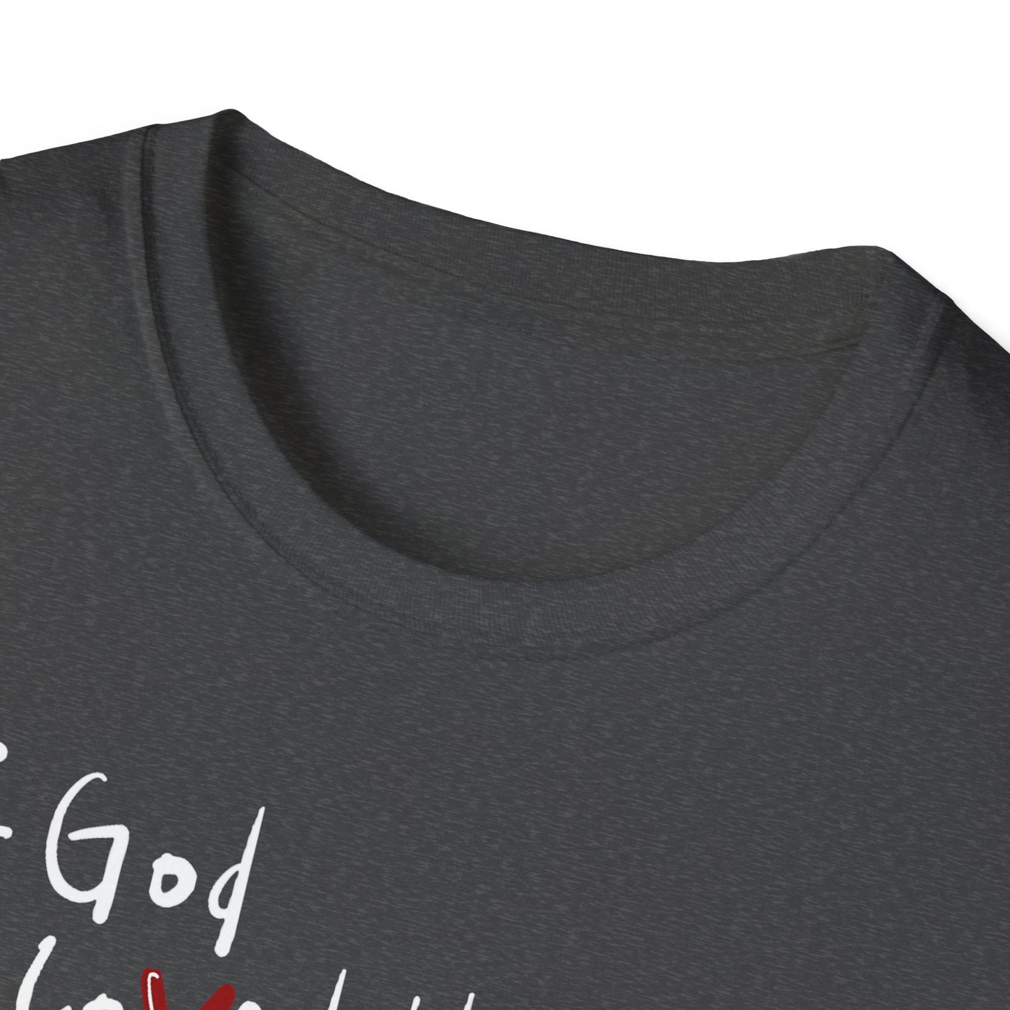 Faith-Inspired Unisex Softstyle T-Shirt - John 3:16 Love Graphic