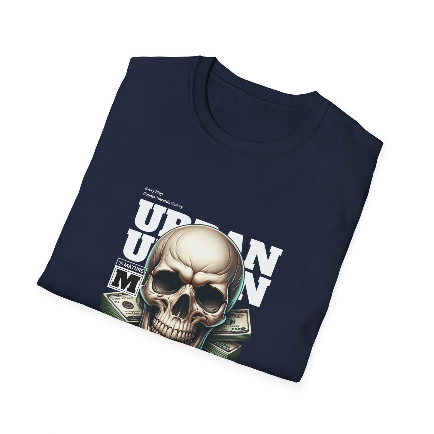 Urban Skull Graphic T-Shirt, Casual Style, Unisex Tee, Festival Wear, Gift for Friends, Streetwear, Halloween Fashion