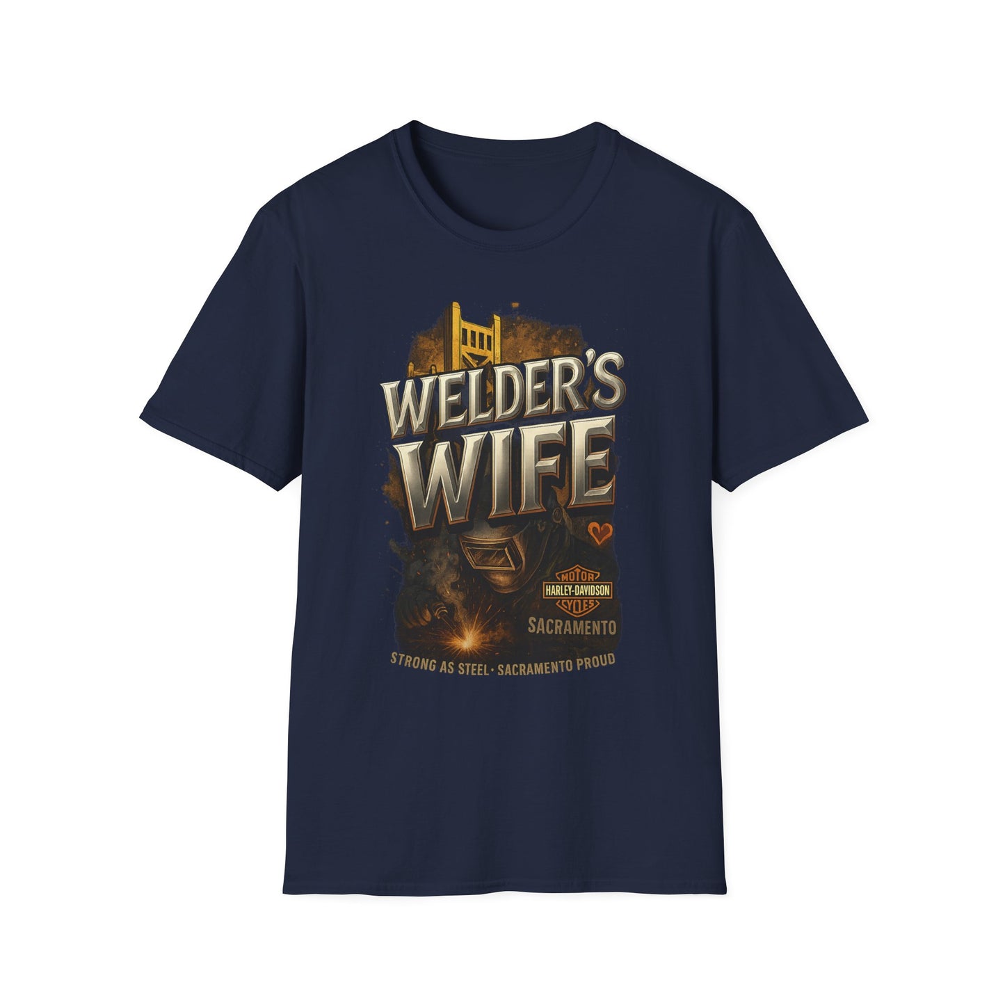 Welder's Wife Unisex T-Shirt, Celebratory Gift, Welding Family Shirt, Mother's Day, Birthday, Everyday Wear