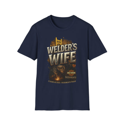 Welder's Wife Unisex T-Shirt, Celebratory Gift, Welding Family Shirt, Mother's Day, Birthday, Everyday Wear