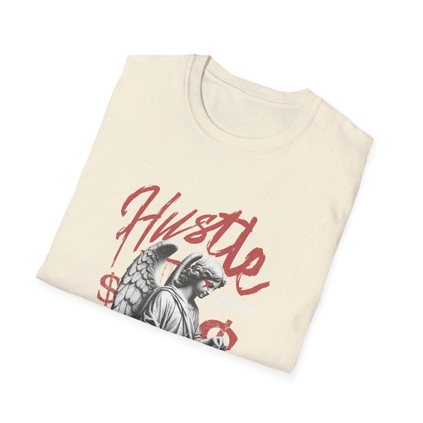 Hustle Unisex Softstyle T-Shirt - Motivational Tee for Entrepreneurs, Gifts for Graduates, Casual Wear, Street Style