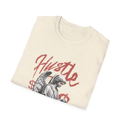 Hustle Unisex Softstyle T-Shirt - Motivational Tee for Entrepreneurs, Gifts for Graduates, Casual Wear, Street Style