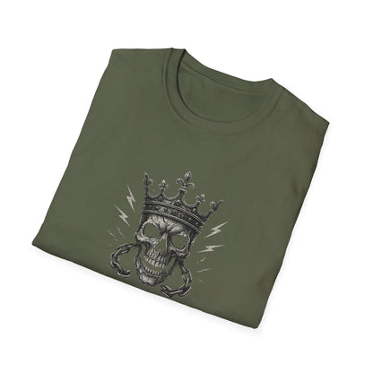 Skull Crown Unisex T-Shirt, Rule Yourself Apparel, Edgy Graphic Tee, Streetwear, Self-Empowerment Gift