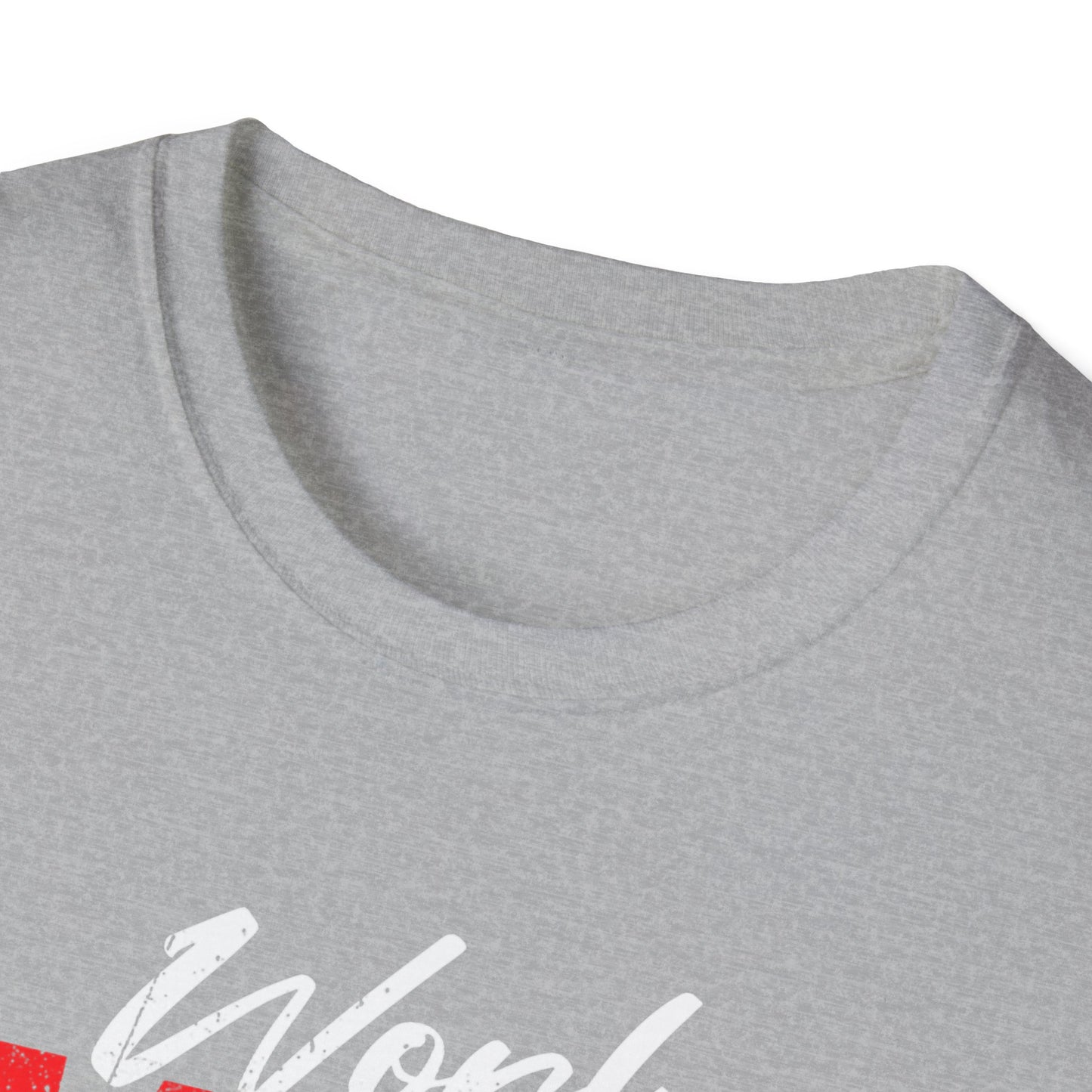 Work Hard in Silence Unisex Softstyle T-Shirt